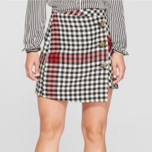 Cute AF plaid mini skirt! (Target - Who What Wear)